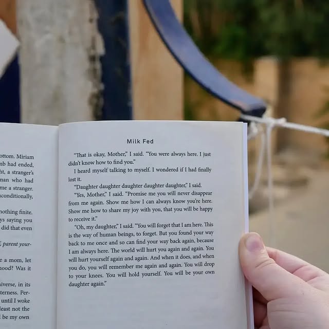 Page du livre Milk fed. 