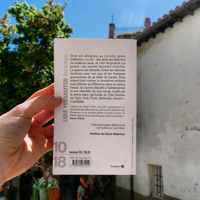 4ème de couverture du livre "Dora la dingue"