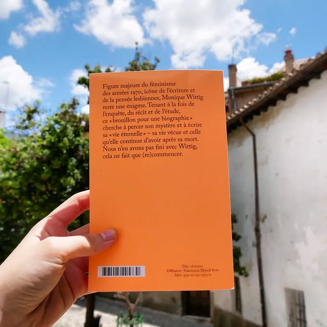 4ème de couverture de "Wittig". 